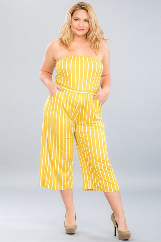 Plus Size Palazzo Jumpsuit