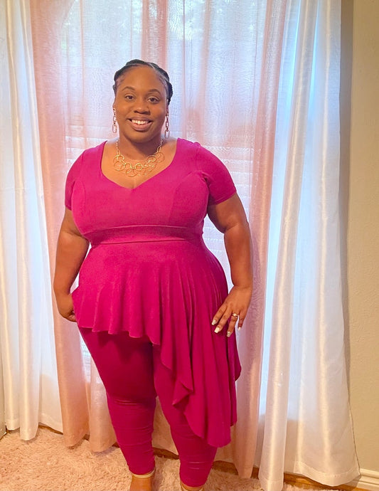 Sweet heart neck 2pc set