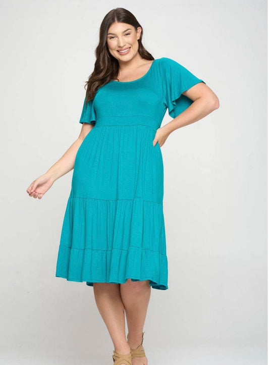 Teal Dress